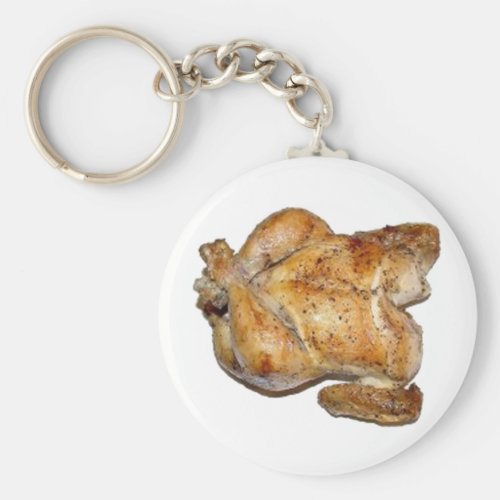 Whole Roast Chicken Keychain
