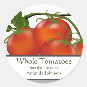 Whole Tomatoes Classic Round Sticker