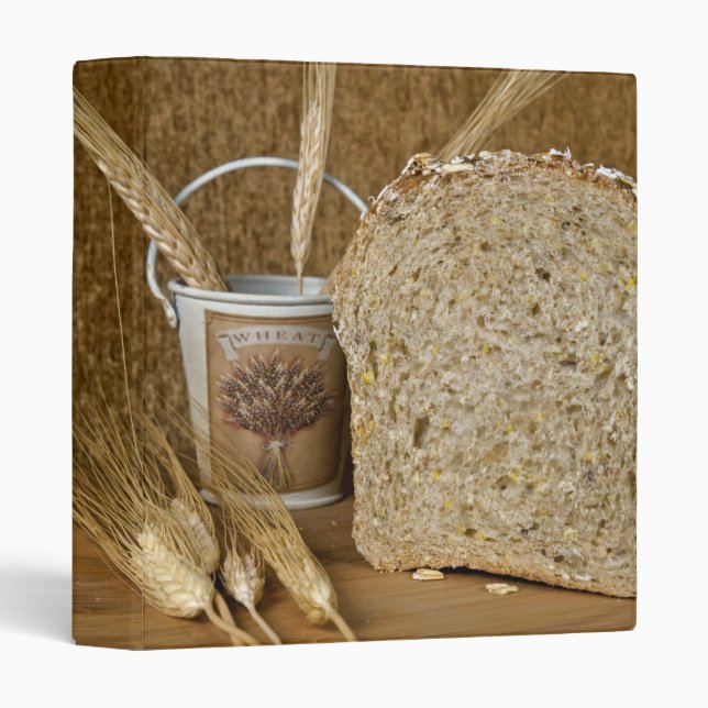 Whole Wheat 3 Ring Binder (Front/Spine)