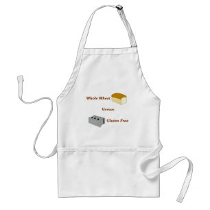 Whole Wheat Versus Gluten Free Adult Apron