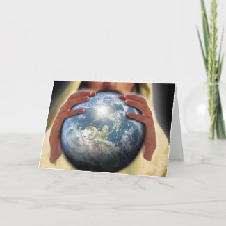 Whole World in His Hands Holiday Card