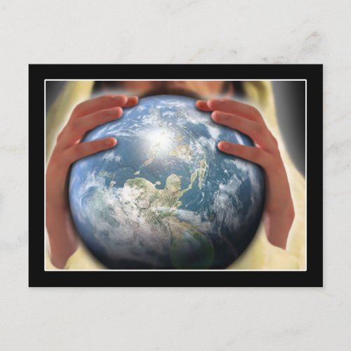 Whole World in His Hands Postcard