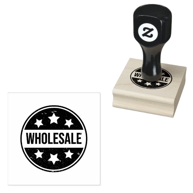 WHOLESALE Crafted Invoice Packaging Jet Black Ink  Rubber Stamp (Stamped)