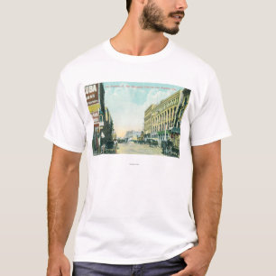 Wholesale District Scene on Los Angeles Street T-Shirt