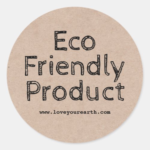 Wholesome Kraft Eco Friendly Product Labels