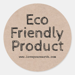 Wholesome Kraft Eco Friendly Product Labels