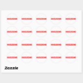 Wholesome Stamp Classic Round Sticker (Sheet)