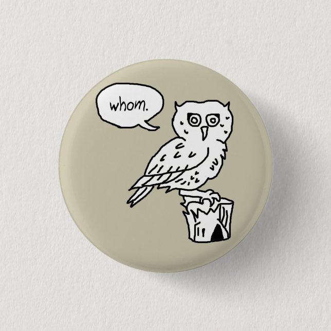 whom grammar g33k button (Front)