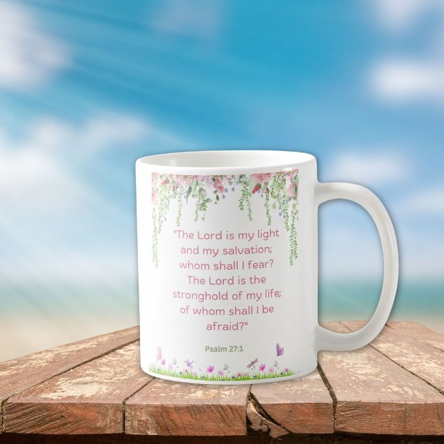 Whom Shall I Fear? | Faithful Strength Coffee Mug (Creator Uploaded)
