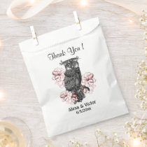 Whoo? Got Married Pink Thank You Favor Bag