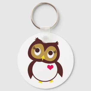 Whoo Loves You Keychain