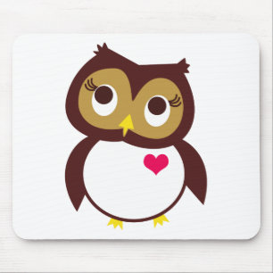 Whoo Loves You Mouse Pad
