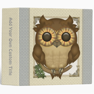 Whoolio The Cute Owl 2" Custom Binder