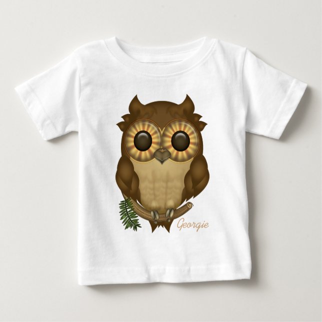 Whoolio The Cute Owl Personalized Tees (Front)