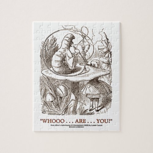 WhoooAreYou Alice and the Caterpillar Jigsaw Puzzle