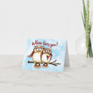 Whooo Loves You? Card