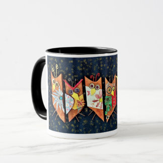 Whooooooo loves coffee? Two-Tone coffee mug