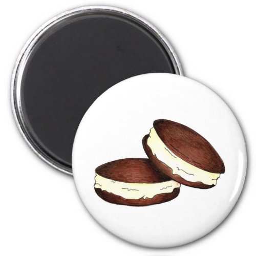 Whoopie Pies Chocolate Vanilla PA Dutch Food Magnet