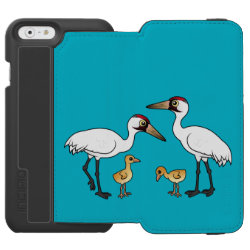 Whooping Crane Family Incipio Watson™ iPhone 6 Wallet Case