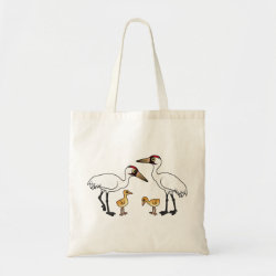 Whooping Crane Family Budget Tote