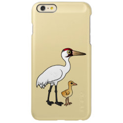 Whooping Crane with Chick Incipio Feather® Shine iPhone 6 Plus Case
