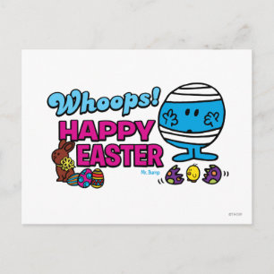 Whoops! Happy Easter Holiday Postcard