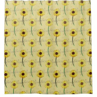 Whoopsie-Daisy Daisies Shower Curtain