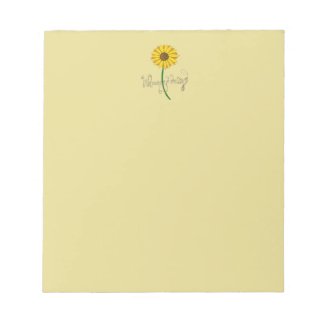 Whoopsy-Daisy Daisy Design on Notepad