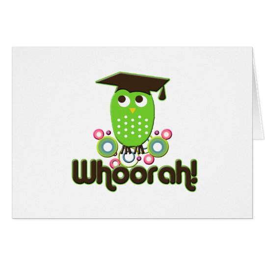 Whoorah Graduate Card