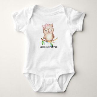 Whoo's The Cutest Newborn Baby Clothes, Owl Baby Bodysuit