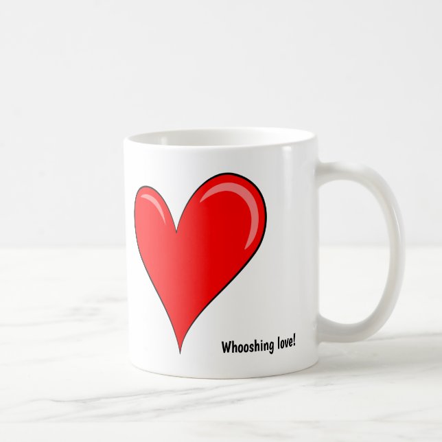 Whooshing Love Coffee Mug (Right)