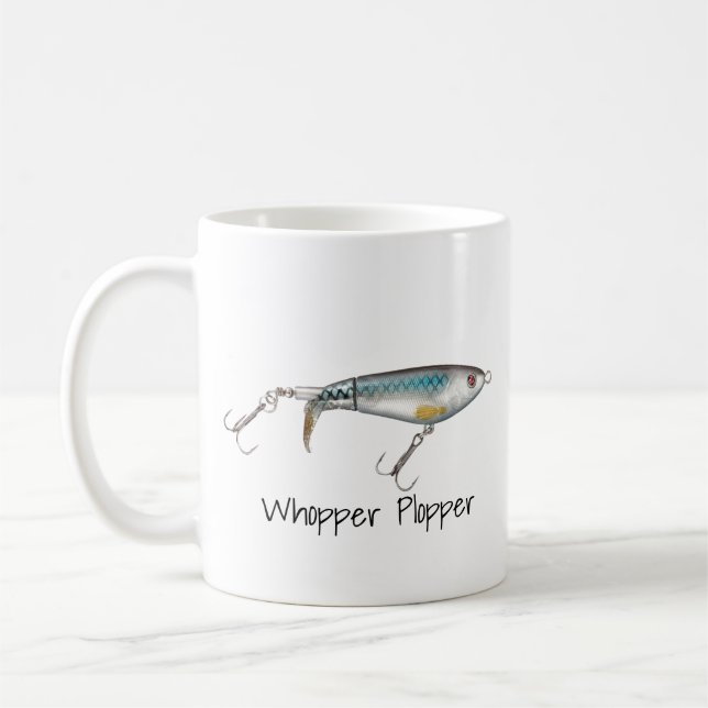 Whopper Fishing Lure Coffee Mug (Left)