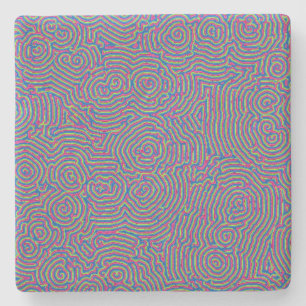 Whorls Limestone Coaster