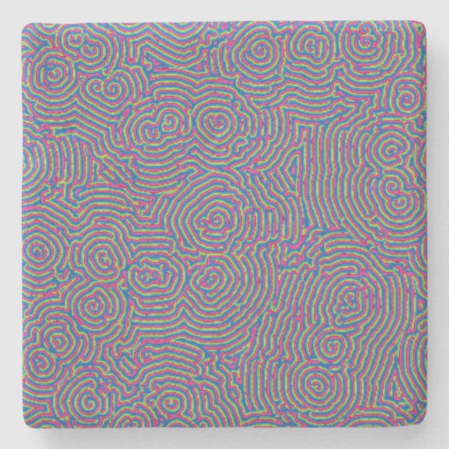 Whorls Limestone Coaster (Front)