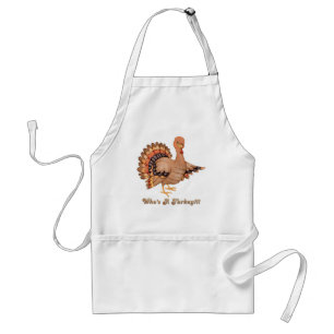 Who's a Turkey Adult Apron