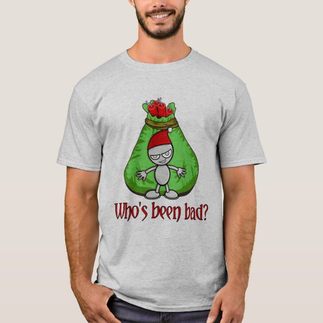 Who's Been Bad Christmas Shirt (Front)