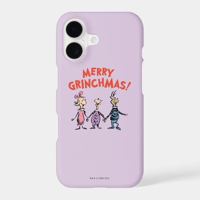 Whos Holding Hands Merry Grinchmas Case-Mate iPhone Case (Back)