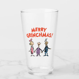 Whos Holding Hands Merry Grinchmas Glass