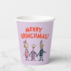 Whos Holding Hands Merry Grinchmas Paper Cups