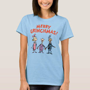 Whos Holding Hands Merry Grinchmas T-Shirt