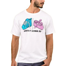Who's It Gonna Be Gender Reveal Sneaker Bootie Tea