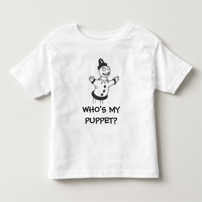 WHO'S MY PUPPET? TODDLER T-SHIRT (Front)