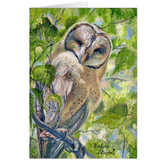 "Who's Napping?" Blank Note Card (Front)