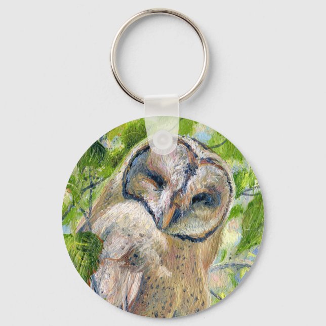 "Who's Napping?" Keychain (Front)