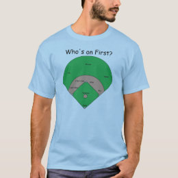 Wo On First Who's On First T-Shirts, Who's On First Shirts