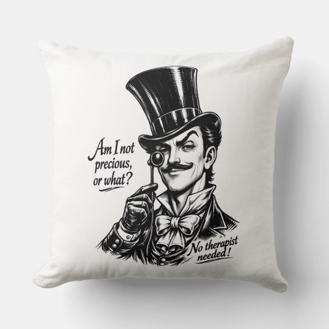 Who's precious?! Oh yes—you know! Throw Pillow (Front)