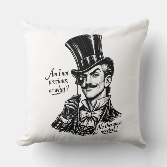 Who's precious?! Oh yes—you know! Throw Pillow (Front)
