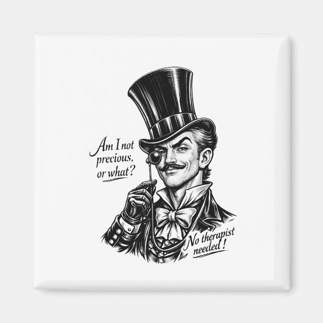 Who's precious?! Witty Lord caricature Magnet (Front)