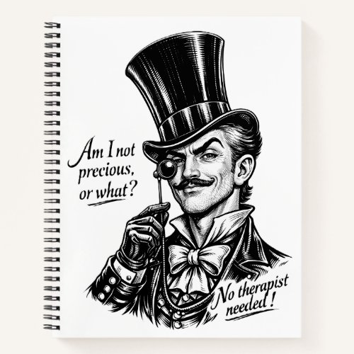 Who's precious?! Witty Lord caricature Notebook