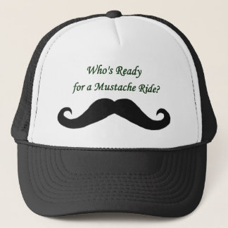 Who's Ready For A Mustache Ride? Trucker Hat